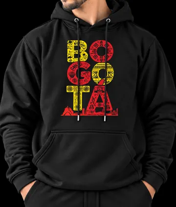 Buzo B-04 Bogotá, rojo y amarillo