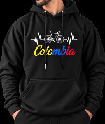 Buzo B-07 Colombia, latido y bicicleta