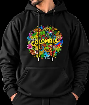 Buzo B-12 Colombia, mandala de colores