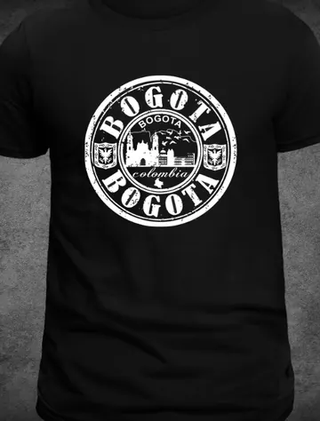 Camiseta C-07 Bogotá, sello circular