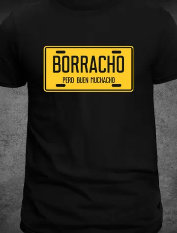 Camiseta C-11 Borracho, placa