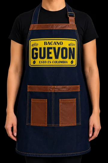 Delantal D-05 Guevón, placa