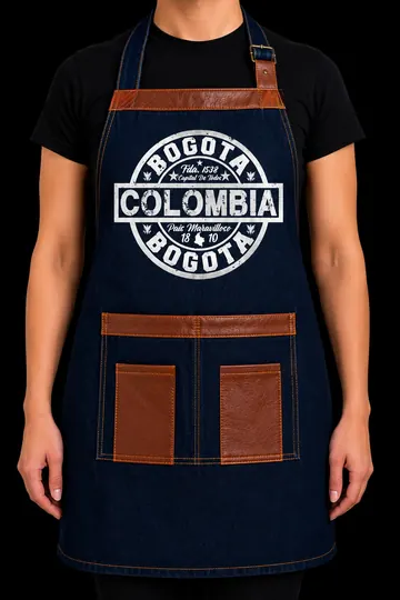 Delantal D-17 Colombia Bogotá, sello