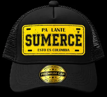Gorra G-02 Sumercé, placa