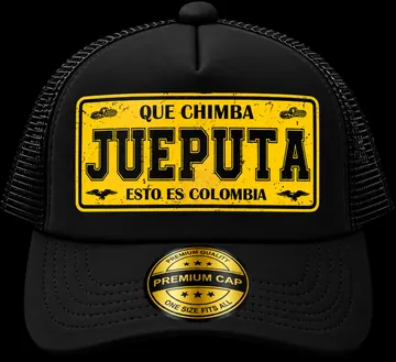 Gorra G-03 Jueputa, placa