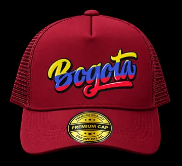 Gorra G-07 Bogotá, roja