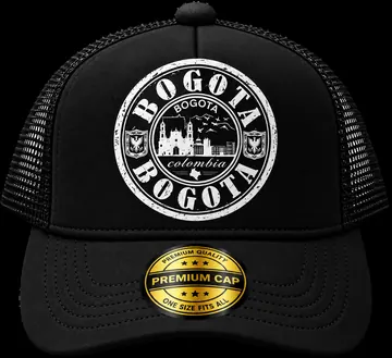 Gorra G-14 Bogotá, sello circular